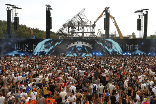 Tomorrowland music festival opens after its main stage was destroyed by a huge fire