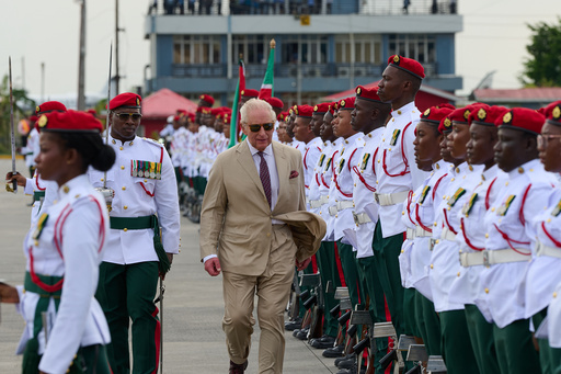 King Charles III arrives in Guyana as part of official 9-day Caribbean trip