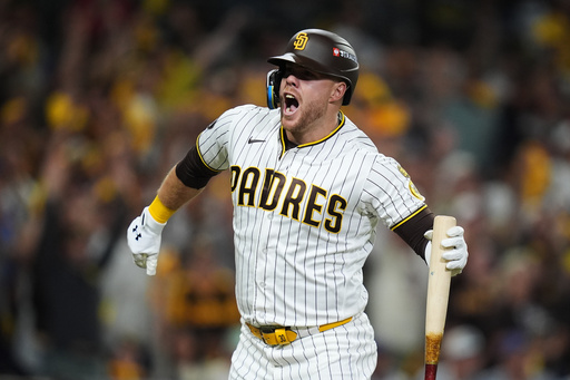 Gavin Sheets' pinch-hit homer propels dominant Padres past Cubs 4-1 for 2-game Wild Card sweep