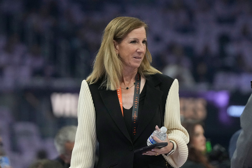 WNBA's Cathy Engelbert says a search firm is vetting candidates to replace her