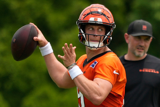 Bengals restructure Joe Burrow's contract to free up cap space, AP source says