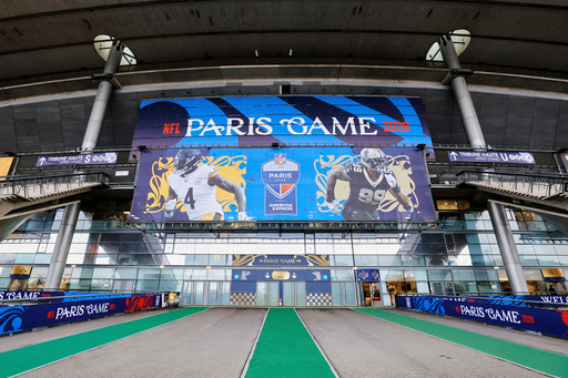 The stadium hosting Sunday's NFL game in Paris has seen much sporting drama but also a terror attack