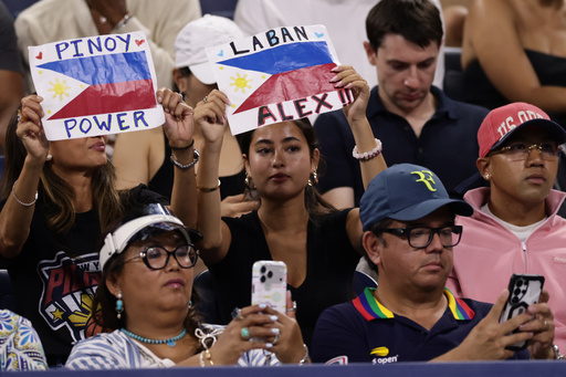 Alex Eala's many fans descend on US Open, bearing Filipino flags and lots of love