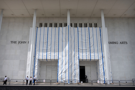 Federal court is asked to block Kennedy Center from returning Trump's name to building