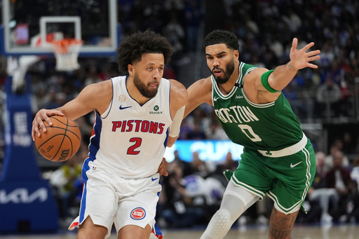 NBA season tips off with Pistons rallying to beat Celtics 121-113, spoiling Paul George's debut