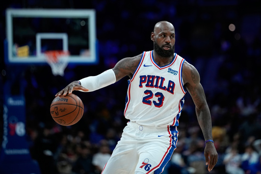 LeBron James is set to open his 24th season in New York when his 76ers visit the Knicks