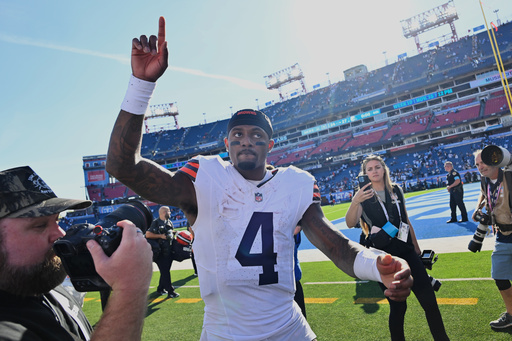 Deshaun Watson leads another game-winning drive as the Browns beat the Titans 27-24