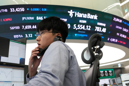 Asian shares are mixed with tech stocks volatile, and oil falls on Trump's Russian sanctions waiver