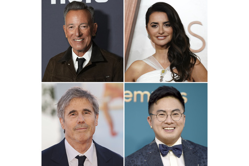 Penélope Cruz, Bruce Springsteen, Walter Salles and Bowen Yang are 2025 Academy Museum Gala honorees