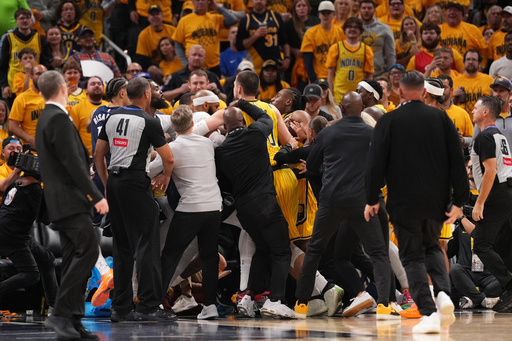 Mavericks lose Cooper Flagg with shoulder injury following hard foul in 1st half against Pacers
