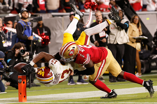 Purdy and the 49ers build a big lead and hold on to beat the Commanders 23-17
