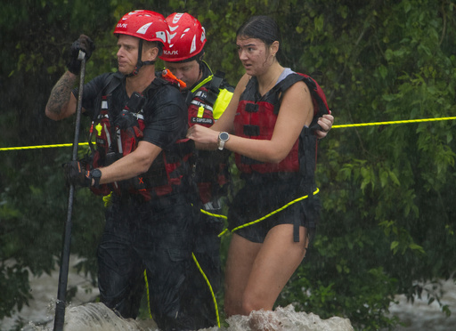 Flooding forces evacuations in parts of South Texas as slow-moving storms swamp the region