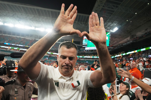 Hurricane warning: Miami poised for No. 1 after 5 of the top 7 teams lose in historic Top 25 day