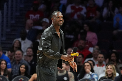 Heat unveil an updated Wade statue, after original was widely panned for not looking like him