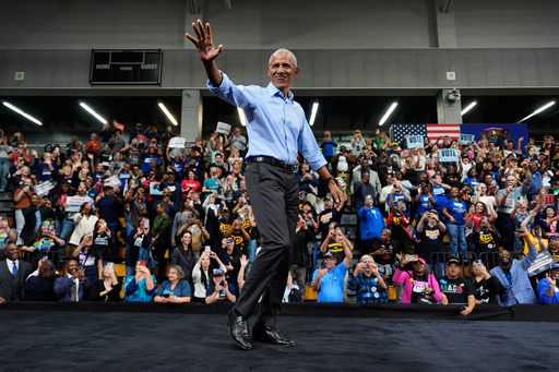 Obama, in Midwest, assails 'cruelty' and indecency from Trump and his allies in the midterm campaign