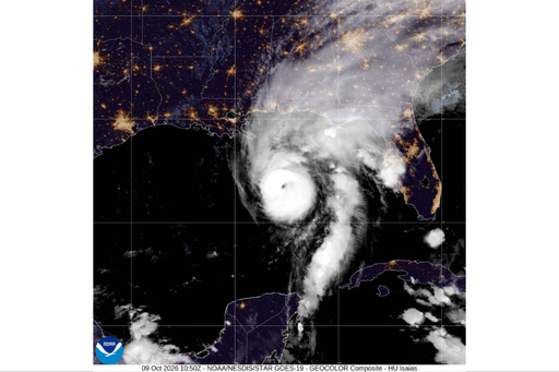 The Latest: Hurricane Isaias strengthens to Category 3 ahead of expected Friday evening landfall