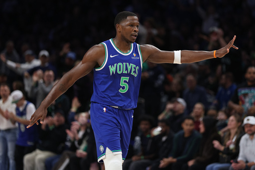 T-wolves' Anthony Edwards needs procedure on right knee, will miss several weeks, AP source says