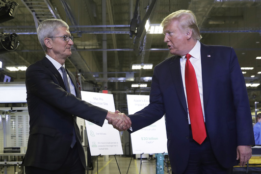 Trump, Cook to announce Apple is investing another $100 billion in the U.S.