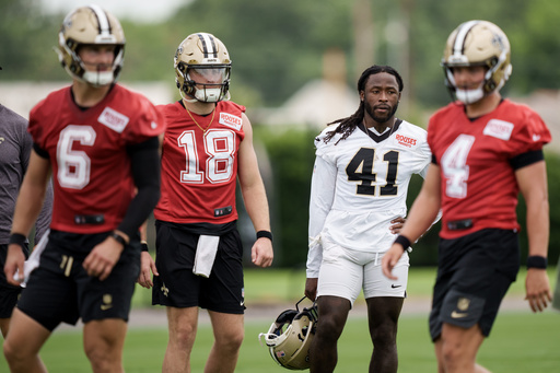Running back Alvin Kamara has a new deal with the Saints for 2026, agent says