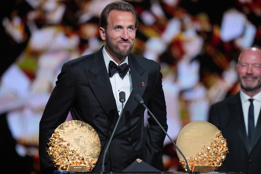 Kane becomes first Englishman in 25 years to win Ballon d'Or and Putellas wins her third