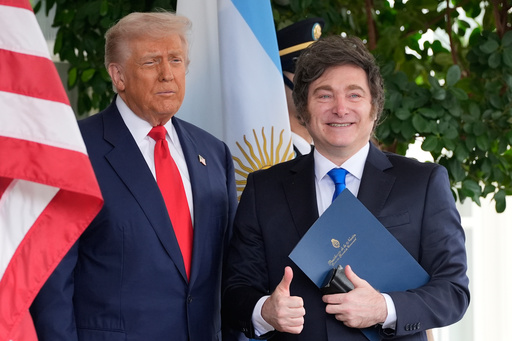 Trump welcomes Argentina's Javier Milei as US extends $20 billion lifeline