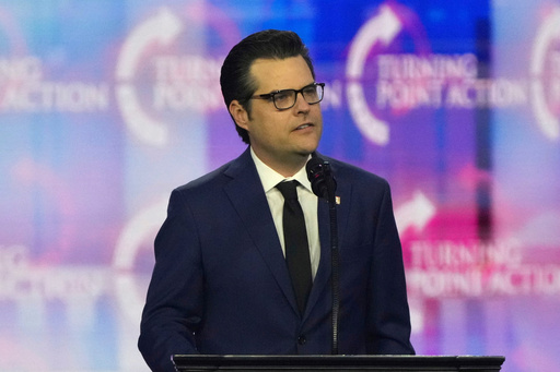 Lawsuit by 2 women accuses ex-Florida Rep. Matt Gaetz of sex trafficking