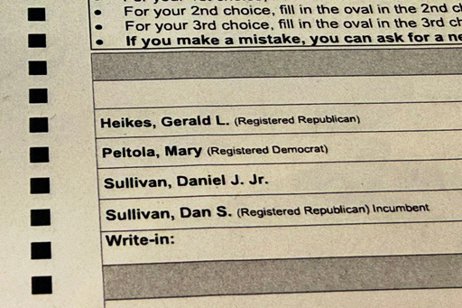 Justice Dept. seeks to separate Alaska ballots ranking Dan J. Sullivan to probe 'confusion' with GOP Senate incumbent