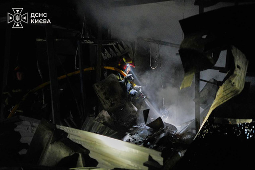 A sixth straight day of Russian strikes hammers Kyiv, killing at least 12