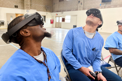 VR headsets are 'hope machines' inside California prisons, offering escape and practical experience