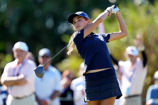 Miami freshman golfer Kai Trump, President Trump's granddaughter, says she had wrist surgery
