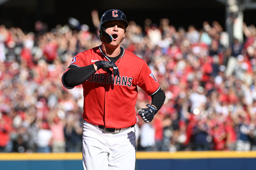 Halpin’s go-ahead homer flips Game 3 as Guardians beat Rays 3-2 for 2-1 AL Championship Series lead